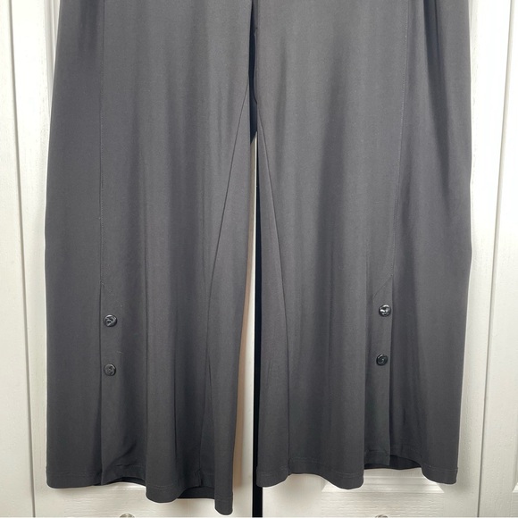 Cover Charge Pull on Wide Leg Pants Women’s XL Black 24” Inseam Goth Relaxed Fit - Picture 4 of 12